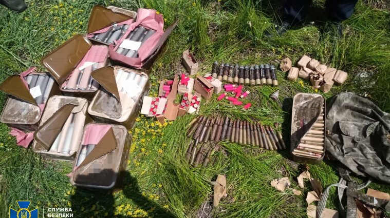 У Луганській області бойовики заховали зброю та боєприпаси ще у 2014 році