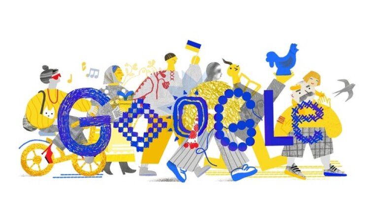 Google випустив новий дудл, присвячений Україні