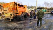 Спецавтомобиль перевернулся в Черниговской области