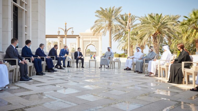 Зеленский на встрече с принцем в ОАЭ рассказал о планах экономического сотрудничества