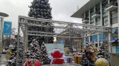 Новорічна ялинка у Дніпрі на Європейській площі