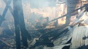 Пожежа у місті Новомосковськ