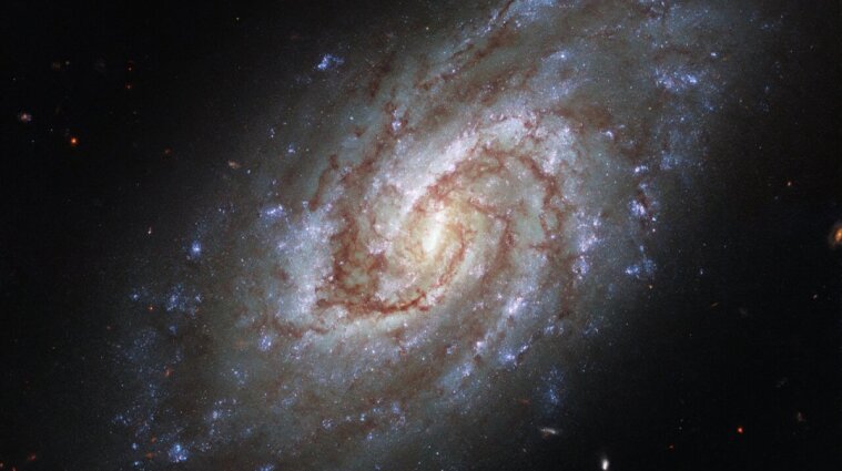 Hubble показал галактику в созвездии Часы