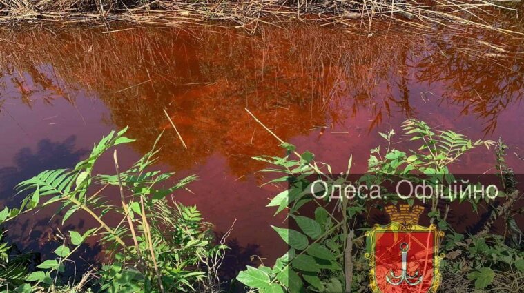 Кровавую жидкость нашли в Куяльницкой канаве в Одесской области - фото