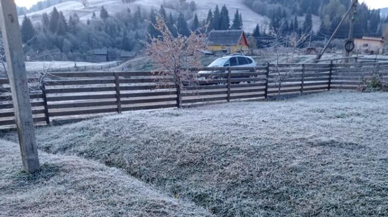Мороз на Буковине: температура воздуха опустилась до -11 градусов