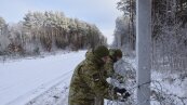 Украинские пограничники на границе с Беларусью. Фото: dpsu.gov.ua