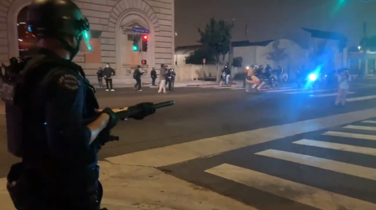 В Лос-Анджелесе задержали около 40 протестующих
