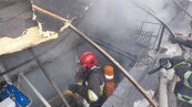 Пожар в ТРЦ "Арена" в Ровно