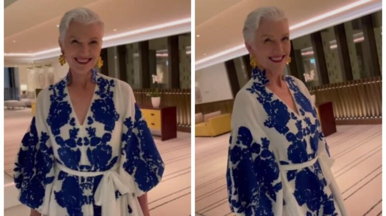 Мама Илона Маска посетила вечеринку в Катаре в вышиванке от украинской дизайнера (видео)