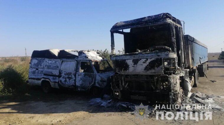 В Одесской области мужчина сжег автобус и грузовик знакомого из-за конфликта