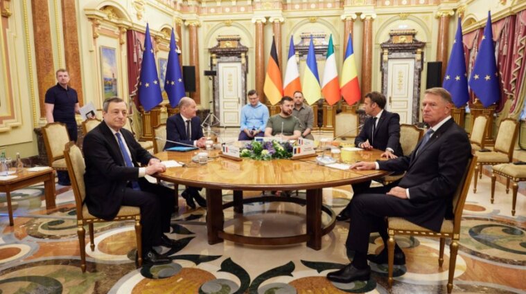 Ермак рассказал подробности встречи Зеленского с лидерами Франции, Германии, Румынии и Италии