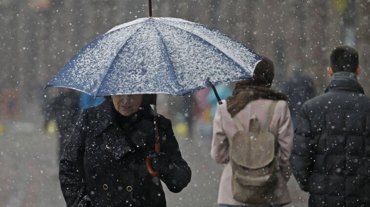 В Украину идет новый циклон с дождем и снегом