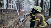 Зруйновані російськими окупантами будівлі у Харкові / Фото: facebook.com/MNS.GOV.UA