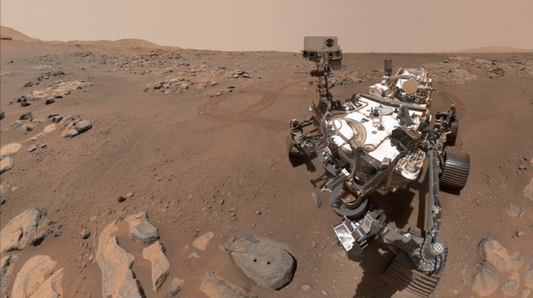 Марсоход Perseverance сделал новые снимки на Красной планете