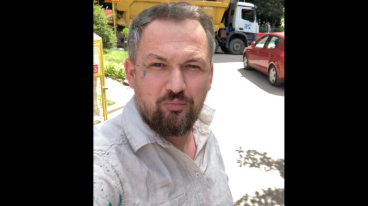 В Киеве среди бела дня облили зеленкой экснардепа Левченко