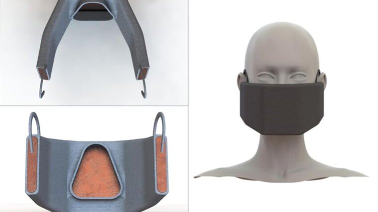 Американские ученые создали многоразовую защитную маску с подогревом