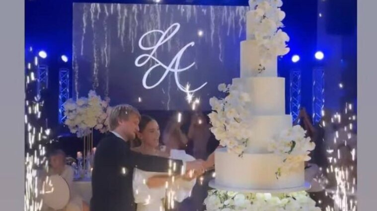 В сети показали видео с роскошной свадьбы дочери начальника сервисного центра Броваров Чижа