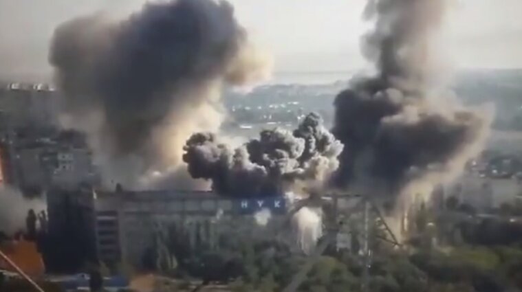 Орки нанесли ракетные удары по крупнейшим университетам Николаева (фото, видео)
