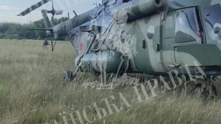 Російський гелікоптер Мі-8 приземлився в Україні: що відомо про спецоперацію ГУР