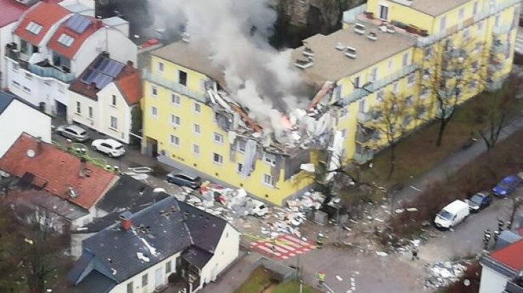 В пригороде Вены произошел мощный взрыв: пострадали три человека