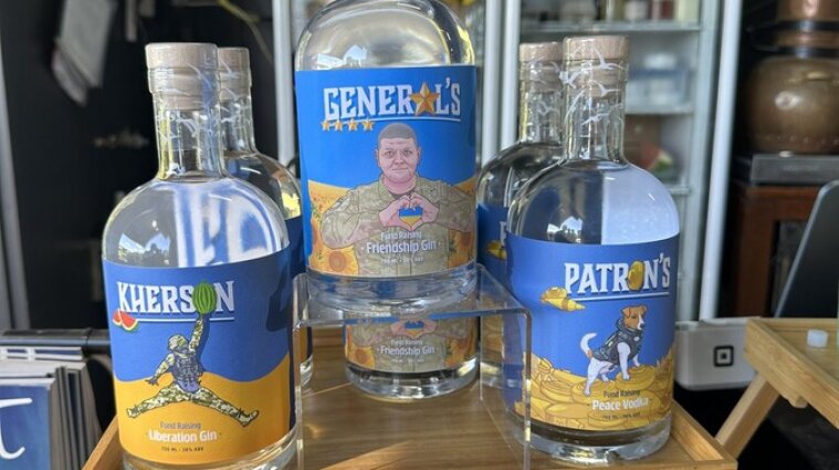 В Австралии выпускают джин с изображением Главкома Залужного на этикетке