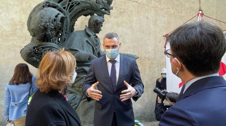 Кличко відкрив пам`ятник Шевченку у Флоренції (відео)