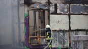 Пожежа на поштовій площі у Києві