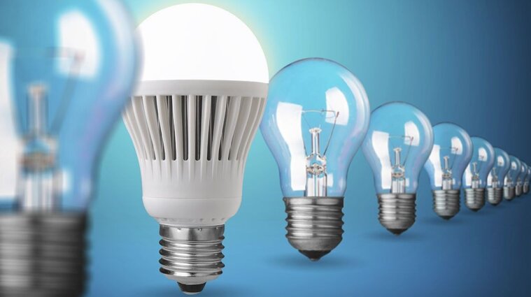 В Украине планируют заменить 50 миллионов ламп накаливания на новые светодиодные