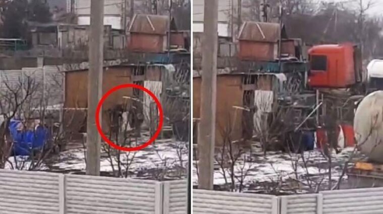 Били палками: российские военные воровали птицу у украинцев (видео)