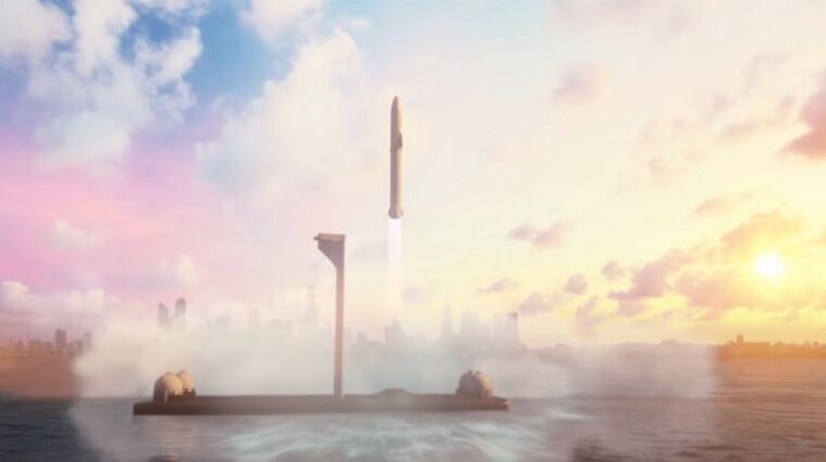Компания Илона Маска SpaceX строит первые плавучие космодромы