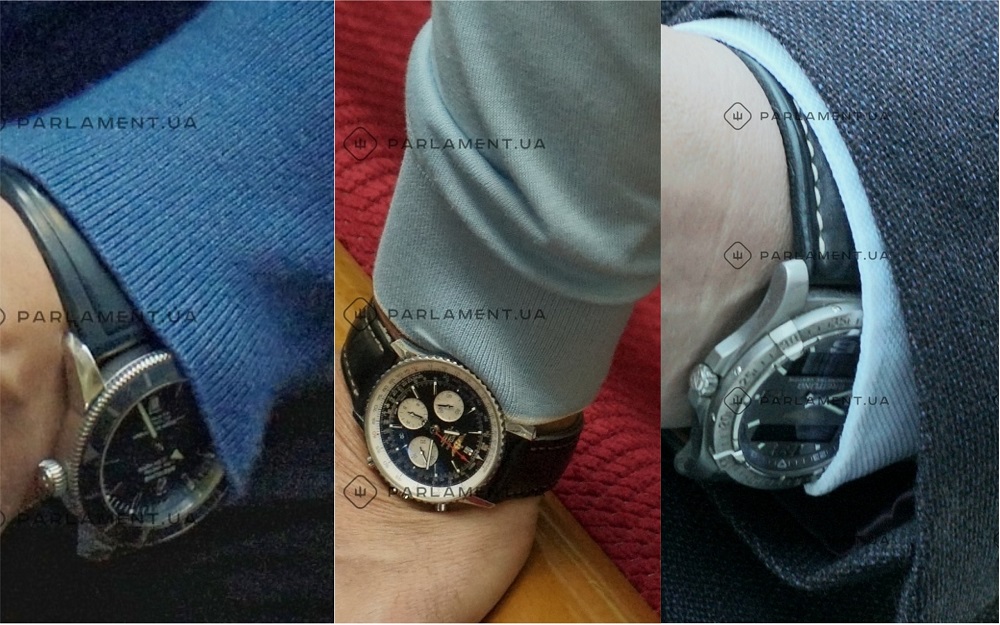 Разумков, слуги, ОПЗЖ та Голос: топ-6 нардепів у дорогих годинниках у Раді цього тижня