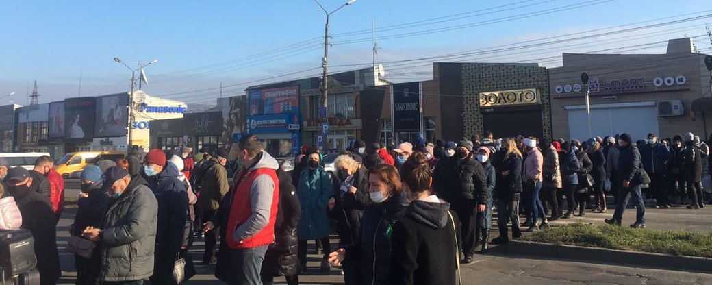 У Чернівцях підприємці протестують проти карантину вихідного дня