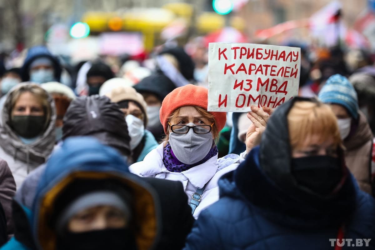 Марш пенсіонерів у Білорусі 