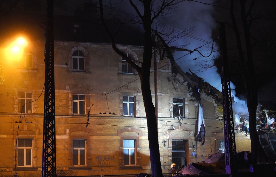 Взрыв в Латвии