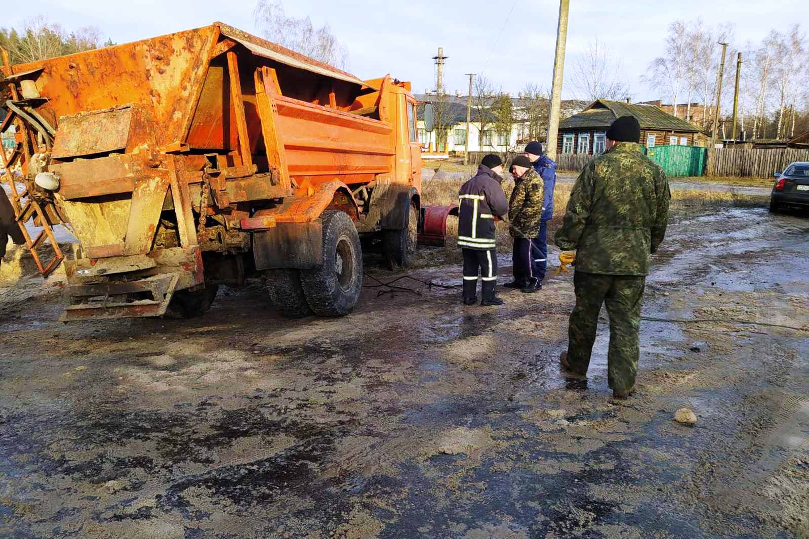 Перекидання спецавтомобіля у Чернігівській області