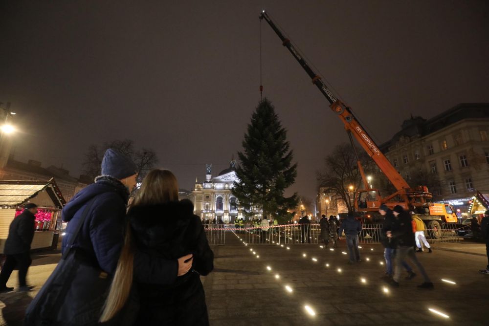 Новогодняя елка во Львове
