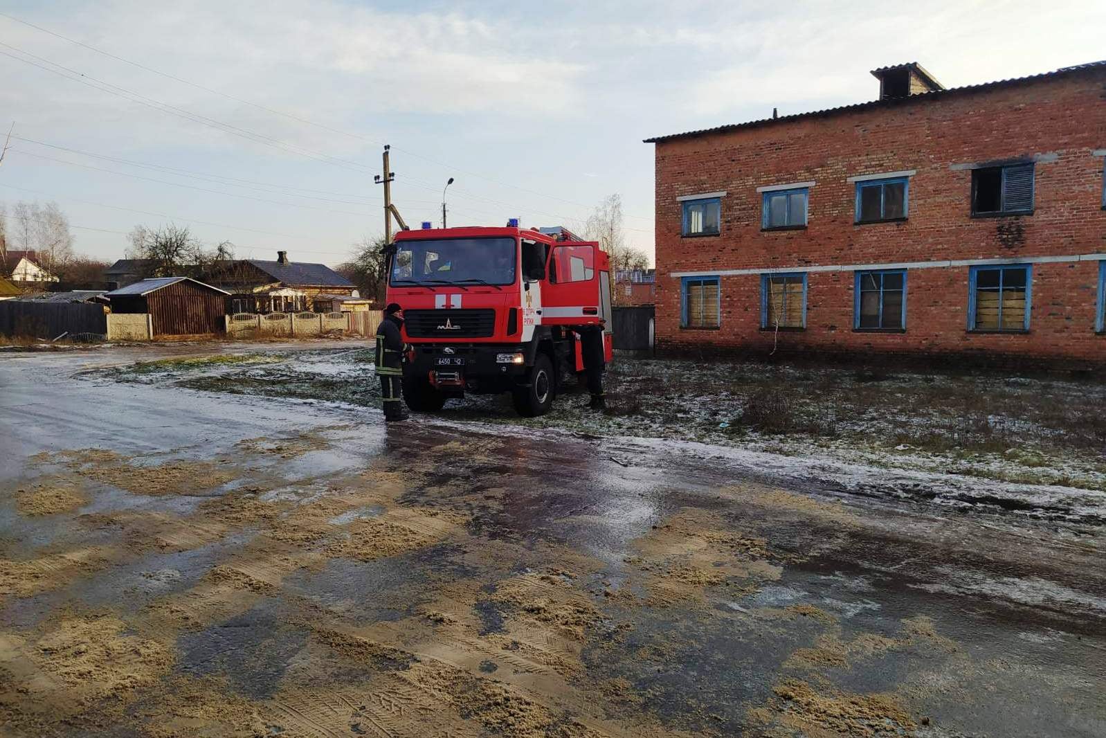 Перекидання спецавтомобіля у Чернігівській області