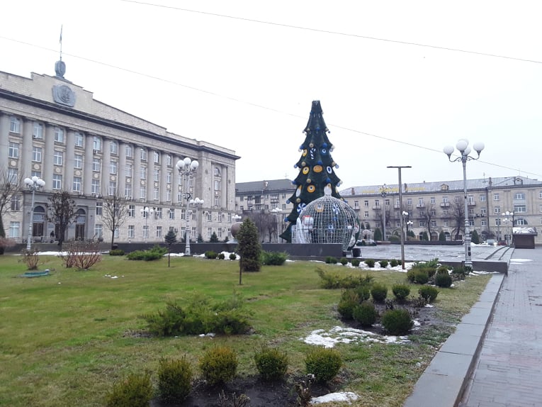 Новогодняя елка в Черкассах