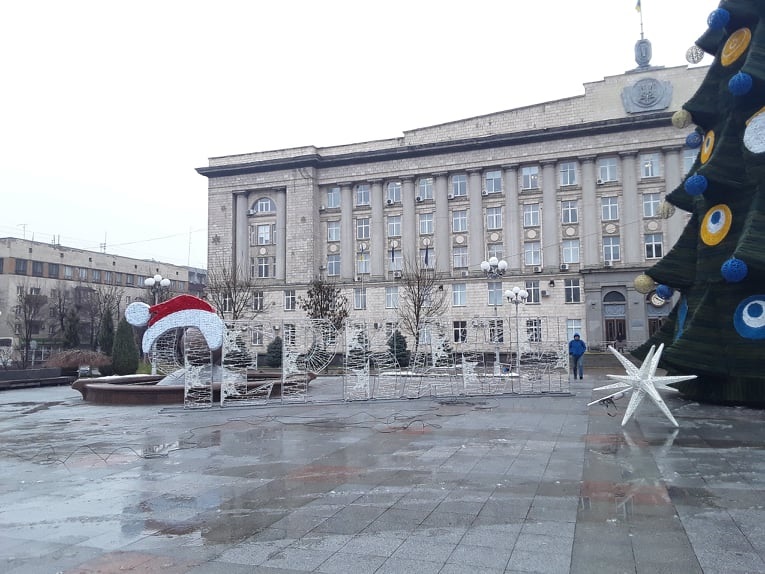 Новогодняя елка в Черкассах