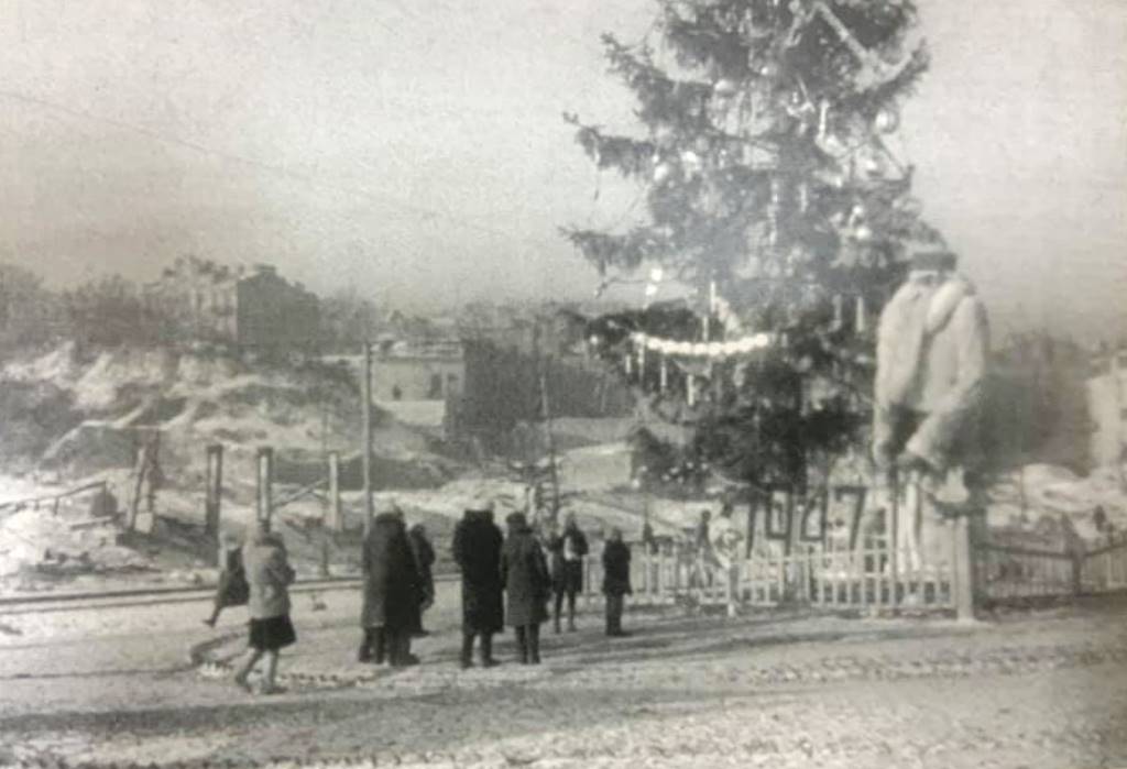  Елка в Киеве в 1946 году