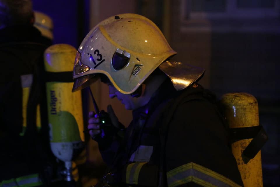 Пожежа в Києві на Троєщині