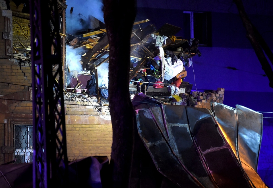 Взрыв в Латвии