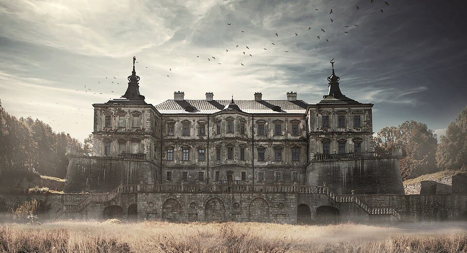 Світлина Підгорецького замку з фотоальбому "Покинуті палаци" 