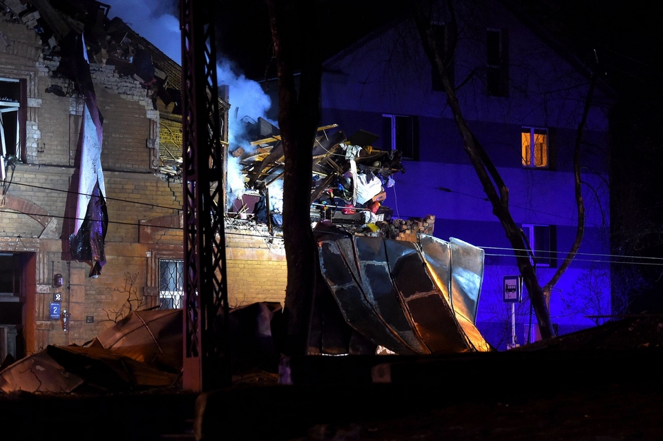 Взрыв в Латвии