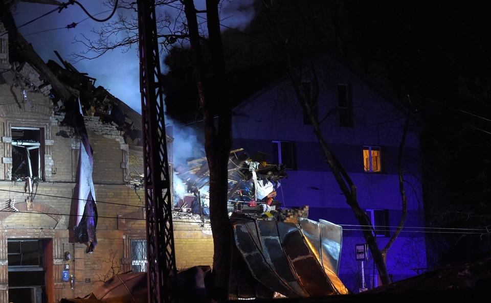 Взрыв в Латвии