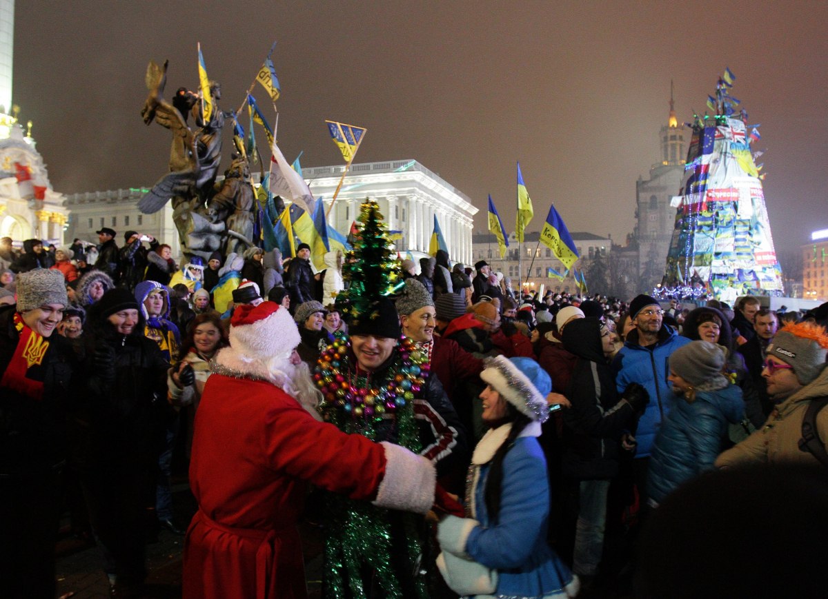 Ялинка в Києві, 2013
