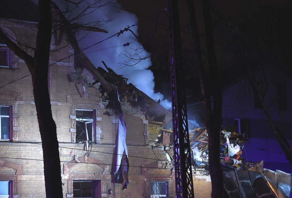 Взрыв в Латвии