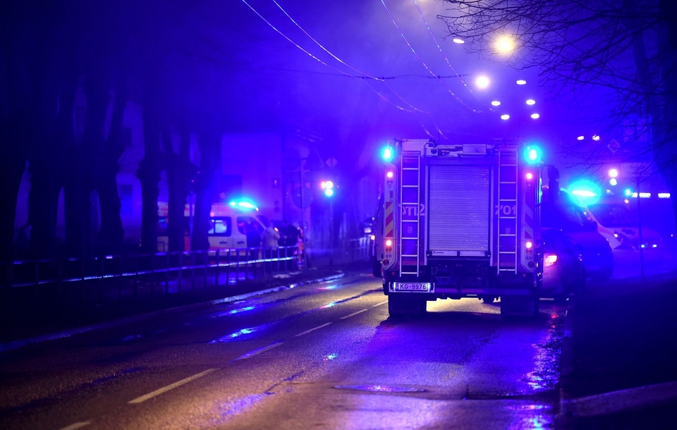 Взрыв в Латвии