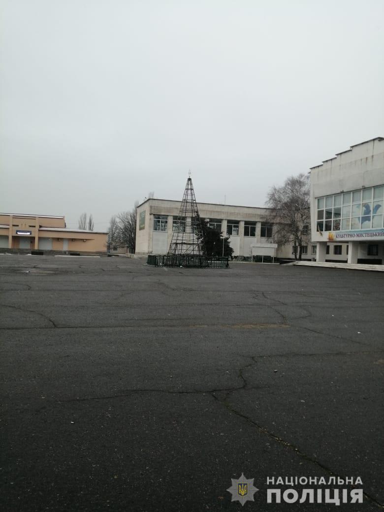 У Херсонській області гірлянда спалила новорічну ялинку дотла