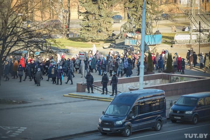 Затримання на протестах у Мінську